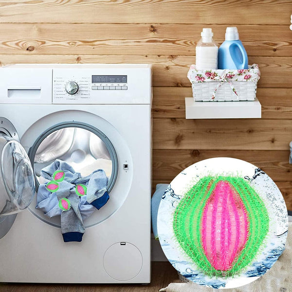 5Pcs Reusable Hair Remover - Washing Machine Hair Catcher Laundry Ball for Pet Hair Lint Remover, Household Supplies