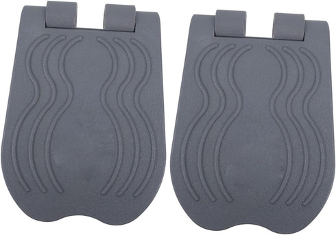 2pcs Set Universal Wheelchair Footplates Heavy Duty Sturdy Pedal Footrest Replacement for Elderly Mobility and Daily