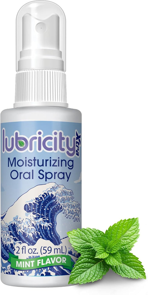 Dry Mouth Spray - Hyaluronic Acid and Xylitol, Mint Flavor Saliva Substitute Oral Spray for Dry Mouth