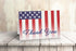 Stonehouse Collection Patriotic Thank You Note Card - American Flag Note Card - 10 Boxed Cards & Envelopes