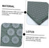 Set Holibanna Acupressure Massage Mat and Shiatsu Massage Pillow with Carry Bag, Portable Acupuncture Therapy Cushion