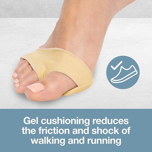 ZenToes Metatarsal Cushions, Ball of Foot Pads for Metatarsalgia, 1 Pair (Large, Women 8-10, Men 9-11)