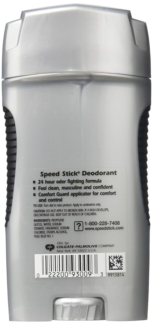 Mennen Speed Stick Deodorant for Men, Fresh, 3 Oz, Pack of 6