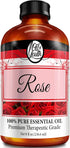 Oil of Youth Essential Oils 8oz - Rose Essential Oil, 8 Fluid Ounces of Pure Rose Oil