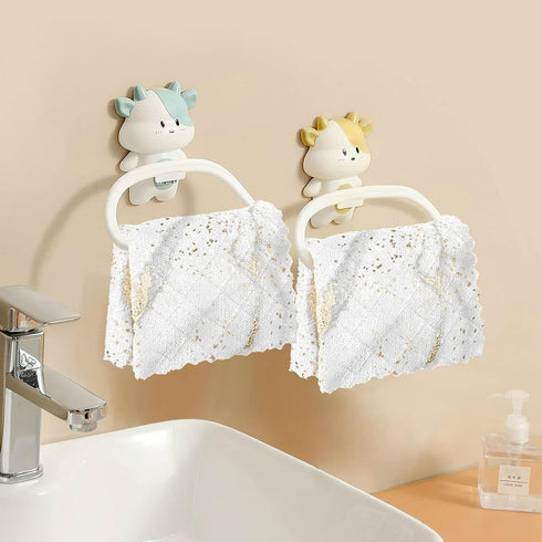 Kitchen Dish Cloths for Washing Dishes, 6 Pack Gold Marble White Reusable Cleaning Cloths Dish Towels