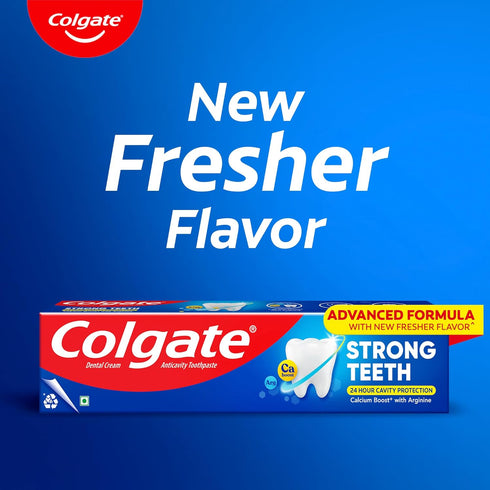Pack (200+100) 300g Colgate Strong Teeth Saver Toothpaste with Toothbrush