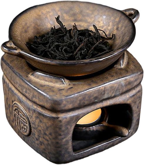 NIOMICO Candle Diffuser Ceramic Aromatherapy Oil Warmer Detachable Pot Tea Light Wax Melt Warmer for Bedroom, Living