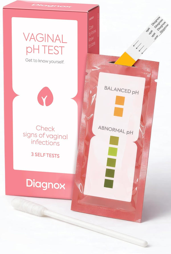 Diagnox Health At Home Vaginal pH Test Strips for Women, Early Detection