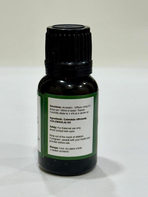 Calendula | Pot Marigold Oil 15 ML (0.51 Fl.OZ) - 100% Pure Natural Undiluted Therapeutic Grade Oil