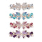inSowni 4 Pack Luxury Glitter Hair Barrettes - Sparkly Jeweled Gems Crystal Rhinestone Butterfly Clips