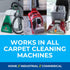 Professional Strength Oxy Carpet Cleaner Solution, Deodorizer for Carpet Shampooer Machine for Pet Stains