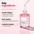 GLAM UP Plump Nourishing Marine Collagen Serum - Anti-Aging Facial Serum with Hyaluronic Acid & Peptide Complex, 30ml