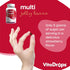 Multivitamin Jelly Beans for Women & Men | 90 Jelly Beans | Source of Vitamins A, C, D, E, B-3, B-6 & Biotin