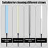 PEUTIER 3pcs Set Silicone Bottle Brush & Straw Cleaner Brush, Reusable Straw Cleaning Brush Water Cup Brush Extra Long