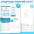 Sooenben 30 30 At-Home Vaginal pH Test Kit: Strips + Individually Wrapped Swabs - Fast & Accurate Feminine Health