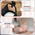 Boao 30 Pcs U Shaped Felt Callus Pads, Metatarsal Foot Pads for Pain Relief, Adhesive Pads for Men and Women, Beige