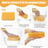 Yuanan 16 6.1 3.5 1.8 Inch Pcs Car Wash Sponge, Yellow Grout Sponge x x Large Cleaning Sponges Multipurpose Big Sponges