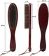Clothes Brush Lint Remover with Genuine Soft Horsehair and Wooden Handle for Coat, Suit, and Pet Hair