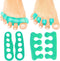 ViveSole Silicone Gel Toe Separators for Men & Women, Small (2 Pairs) - Therapeutic Spa Stretchers for Foot Care