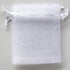 ATCG 50pcs 12x16 Inches Large Drawstring Organza Bags, Wedding Party Favor Pouches, White