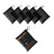 Patu Mini Zipper Mesh Bags, Black, 4" x 5", Size S / A7, 5 Pieces, Makeup Cosmetic Organizer