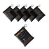 Patu Mini Zipper Mesh Bags, Black, 4" x 5", Size S / A7, 5 Pieces, Makeup Cosmetic Organizer