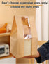 PAVNSO 30 9.05x4.72x1.96inch Pcs Bread Bags, Large Paper Toast Bags with Window, Sourdough Bread Bag for Homemade