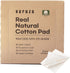 Premium Real Natural Cotton Pads for Face – Lint Free 3 Layers Cotton Squares, 300 Count