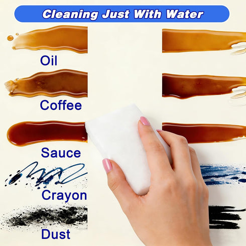 Hbfarosm 20 Pack Magic Cleaning Sponge Erasers, Non-Scratch Melamine Sponge Bulk Multi-Surface Cleaner Melamine Foam