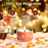 Obcxin 6 Pack, 100% Christmas Scented Candle Gift Christmas Candles for Home Scented, Natural Soy Wax Long Lasting Jar