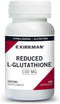 Kirkman Reduced L-Glutathione 100 mg - Hypoallergenic, 100 Vegetarian Capsules