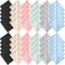 50 Pieces Microfiber Cleaning Cloths for Glasses, 7 x 6 Inch for Electronics and Cell Phone