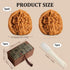 Nouysoc 4.0-4.5cm Set, Wenwan Walnut, Chinese Walnuts Traditional Stress Relief Hand Fidget Tool for Office Workers