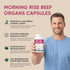 MORNING RISE 90 Count Regeneratively Raised Beef Organs Capsules, Grass Fed & Pasture Raised, Gluten-Free, Non-GMO