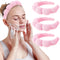 WHAVEL 3 Pack Spa Headband - Makeup Headbands for Women & Girls, Sponge Terry Cloth for Washing Face (Pink)