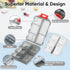 WLU 4 Pack Travel Pill Organizer Small Pill Case Pocket Pill Box Portable Medicine Organizer Box with Lables and Pill