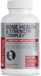 Bronson Bone Health & Strength Complex - High Potency 200 MCG Vitamin K2 as MK7, Calcium, Boron, Magnesium, Vitamin D3