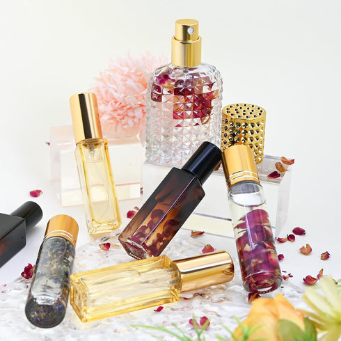 Set TSVATE DIY Perfume Making Kit for Women- Roller Perfume Making Kit, Travel Perfume with Essential Oil, Spray