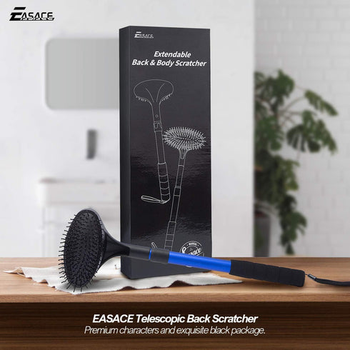 EASACE Telescopic Back Scratcher - 21.5 Inch Adjustable Backscratchers for Women, Men, Pregnant