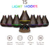 Set 20 400ml 20 4 7 Settings Aromatherapy Essential Oil Diffuser Gift with Oils and Rotating Display Stand - Ultrasonic