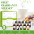 10Pcs Fruity Fragrance Oil Set for Candle Making, Freshie Scents, Coconut, Cherry, Apple, Strawberry, Mango