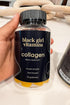 Gummies 60ct Black Girl Vitamins - Collagen for Hair, Skin, and Nail Support, with Vitamin C, Vitamin E, and Biotin