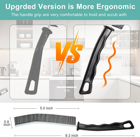 Crevice Cleaning Brush, Hard-Bristled Multifunctional Gap Cleaning Tool, 2024 New Dead Corners Brushes for Bathroom