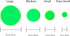 RESLUTION Ooze (1 2 Resolution Glass Cleaner Caps Large, Small, Black/Green Bundle) Silicone Stretch Caps - Universal