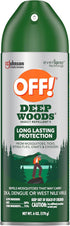 OFF! Deep Woods Insect Repellent Aerosol, Bug Spray with Long Lasting Protection from Mosquitoes, 6 oz