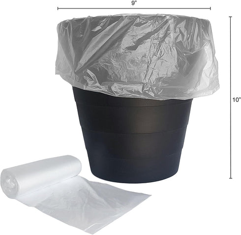 4 Gallon Light Duty Wastebasket Trash Bags, 250 Counts, Fits 3.5 Gallon and Smaller Cans