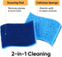 Set, Counter Pack 2, Non-Scratch Cellulose Sponge Kitchen Scrub Sponge with Scouring Pad Good for Non-Stick Cookware