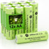 1.2V AA Ni-MH Rechargeable Battery, 600mAh Pre-Charged for Outdoor Solar Lights (AA-600mAh-12pack)