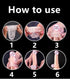Sponver 4 DesignsPack 4 Threaded Condom Male Condom Adult Lock Crystal Sleeve of Transparent