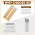 Yitexin 100 Packs Packaging (100Pcs) Paper Bread Bags with Clear Front Window, Reusable Baguette Bags for Homemade